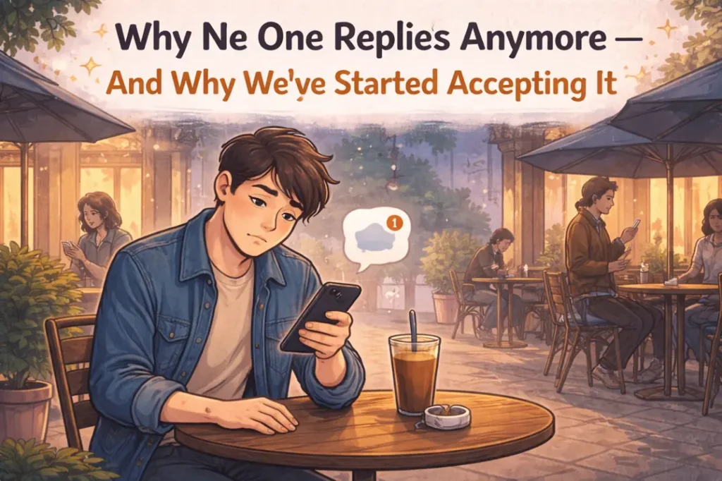 Why No One Replies Anymore And Why We've Started Accepting It